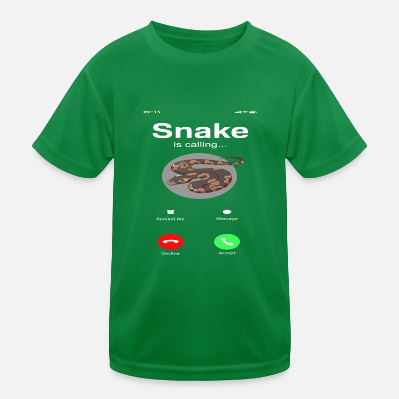 Snake Calls Kids Functional T-Shirt