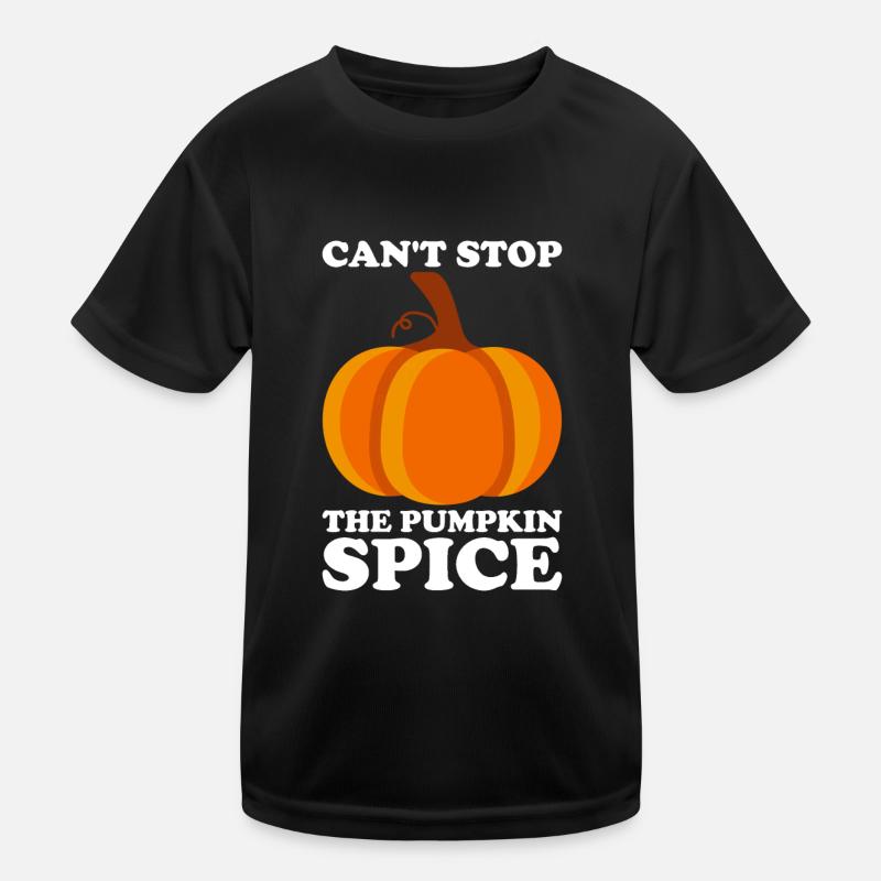 Pumpkin Spice Latte Fall Halloween Pumpkin Spice Spice Kids Functional T-Shirt
