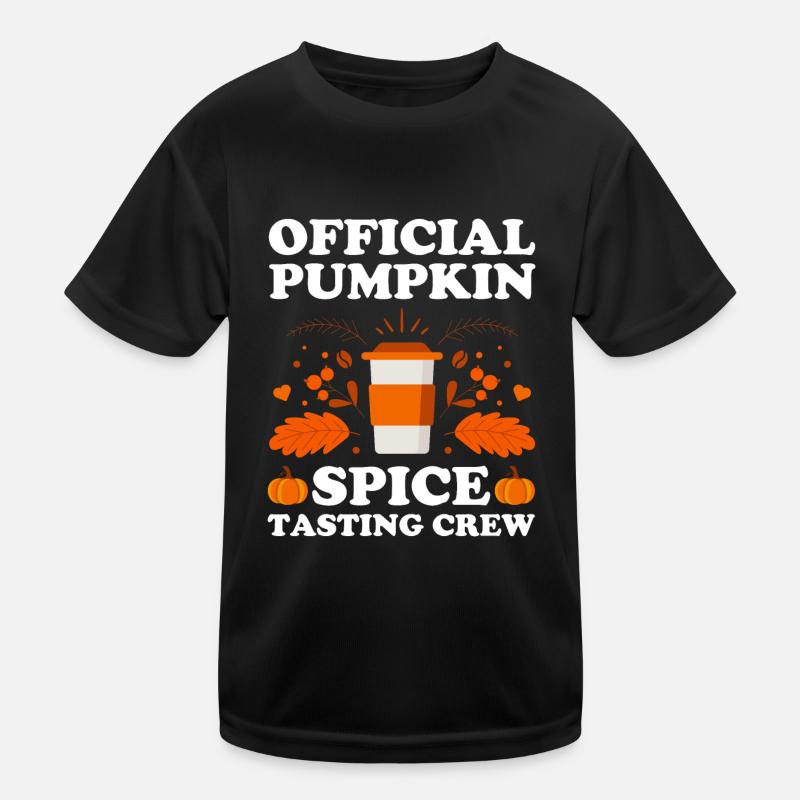 Pumpkin Spice Latte Fall Halloween Pumpkin Spice Spice Kids Functional T-Shirt