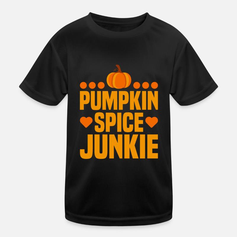 Pumpkin Spice Latte Fall Halloween Pumpkin Spice Spice Kids Functional T-Shirt