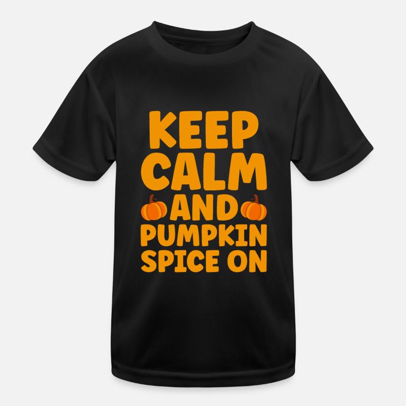 Pumpkin Spice Latte Fall Halloween Pumpkin Spice Spice Kids Functional T-Shirt