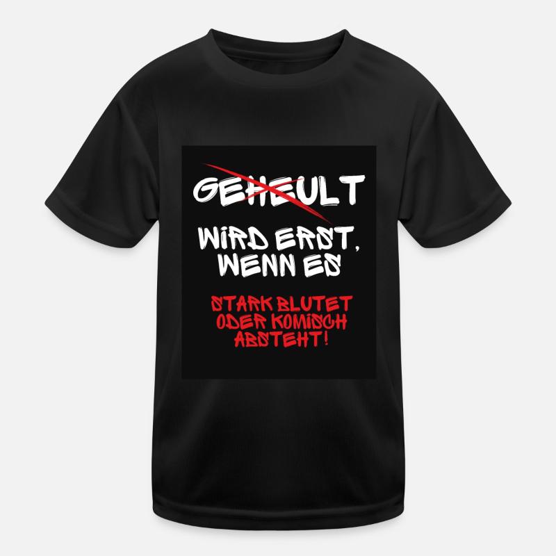 There is no crying Kids Functional T-Shirt