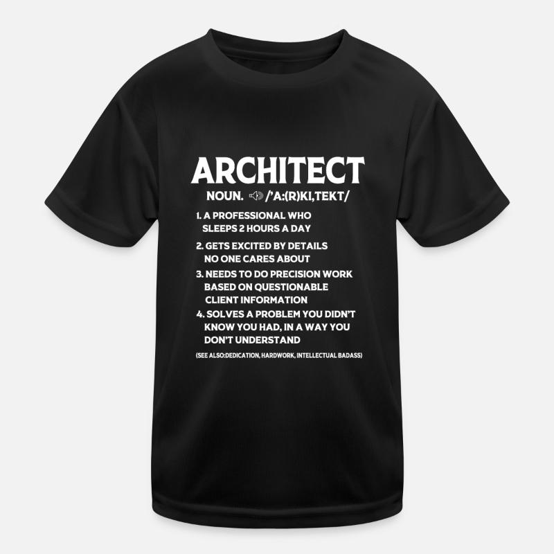 Architekt Architektur Kinder Funktions-T-Shirt