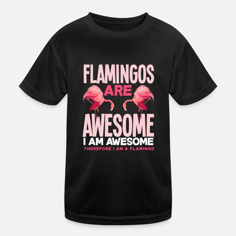 Flamingo Ich Bin Ein Flamingo Kinder Funktions-T-Shirt