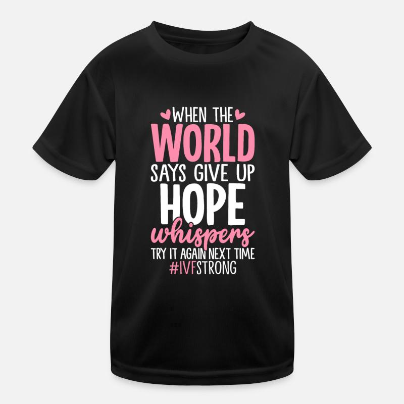 Funny IVF One in Eight Egg Retrieval Embryo Kids Functional T-Shirt