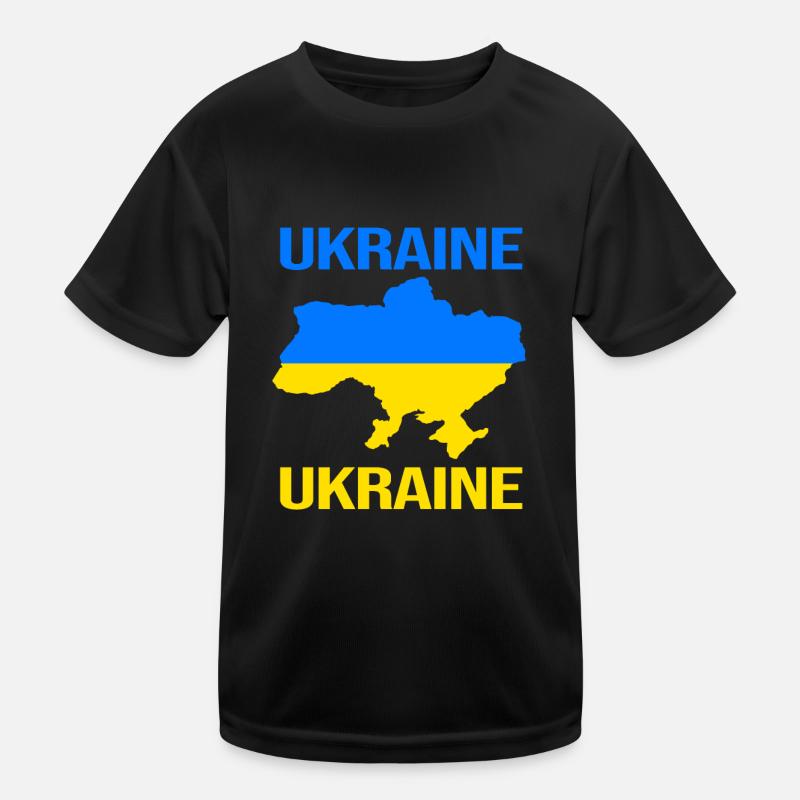 Ukraine Kinder Funktions-T-Shirt