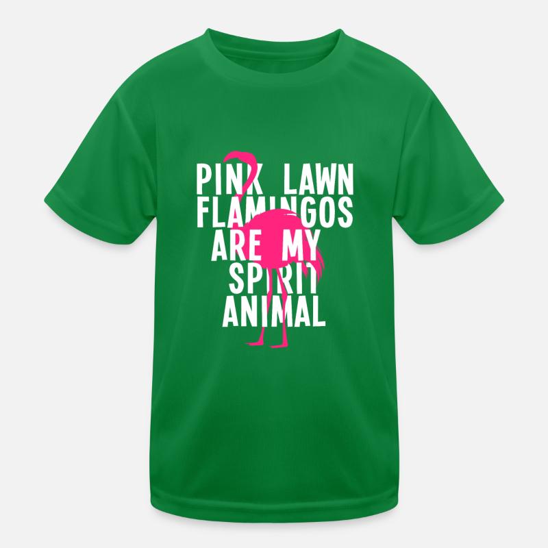 Flamant rose oiseau animal préféré T-shirt sport Enfant