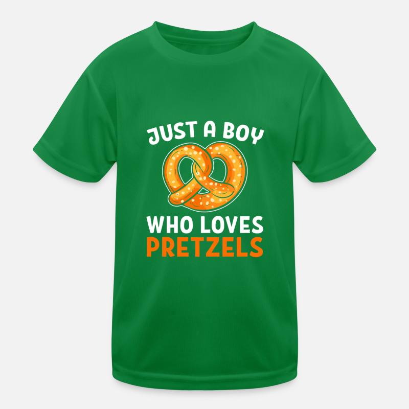 Brezel Kinder Funktions-T-Shirt