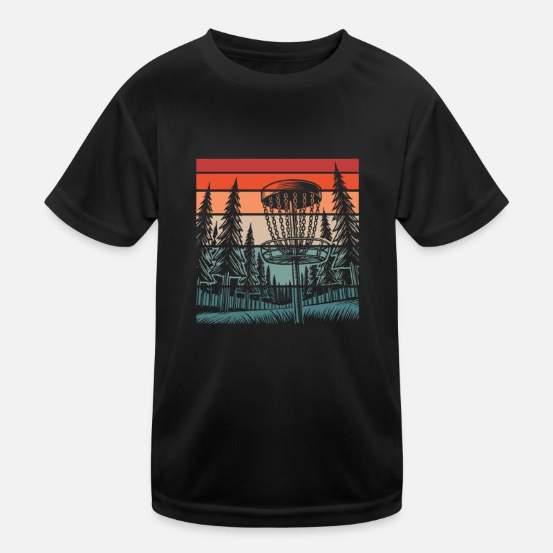 Frisbee Golf Disc Golf Kinder Funktions-T-Shirt