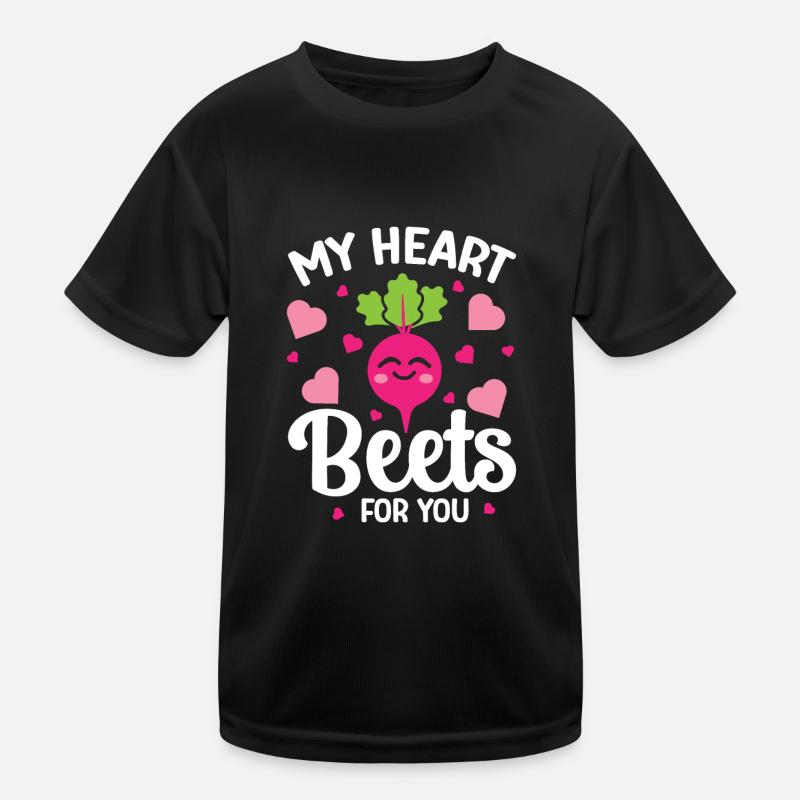 Relation de betterave en disant coeur betteraves pour vous T-shirt sport Enfant