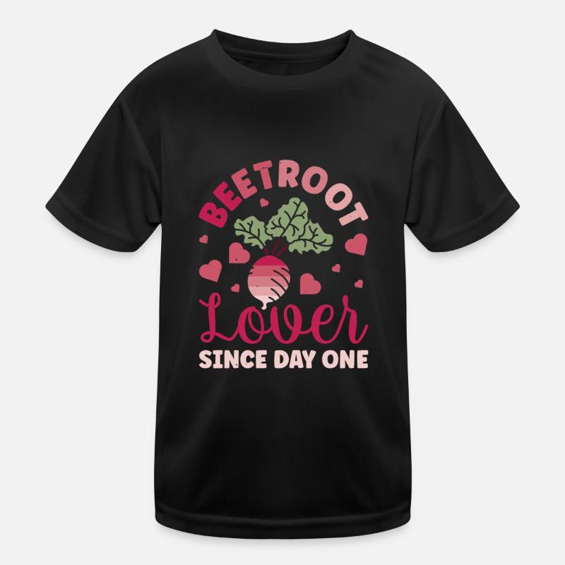Beetroot Vegetables for Turnips Lover Gift Kids Functional T-Shirt