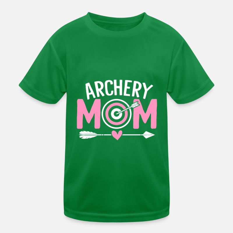 Bogenschießen Mama Compound Bogen Jagd Lustige Mama Pfeil Kinder Funktions-T-Shirt