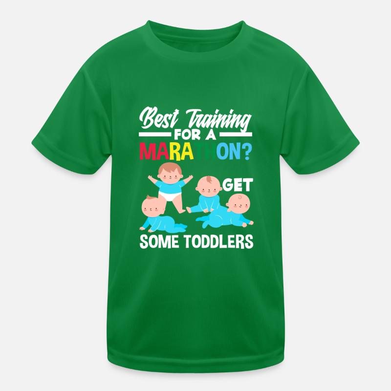 Best training for a marathon? Get one Kids Functional T-Shirt