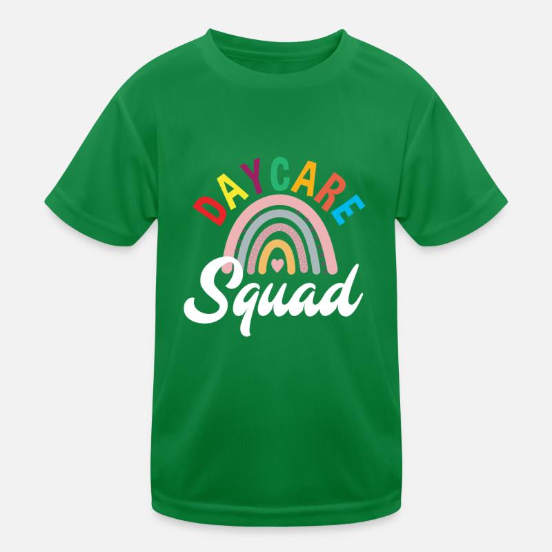 Kindergarten Squad Rainbow Kids Functional T-Shirt