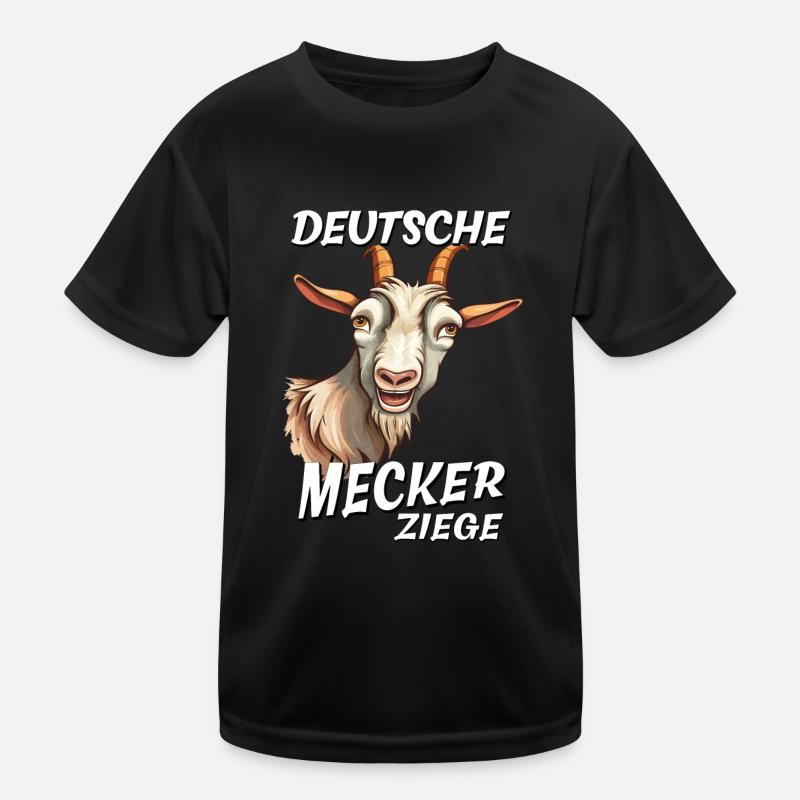 DEUTSCHE MECKER ZIEGE Kinder Funktions-T-Shirt