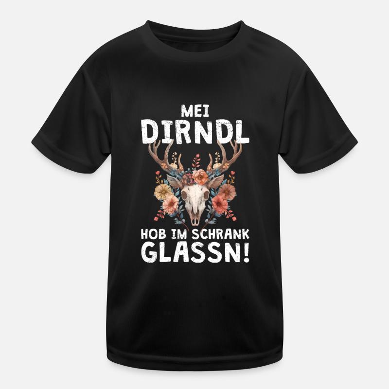 I left my dirndl at home in the closet Kids Functional T-Shirt