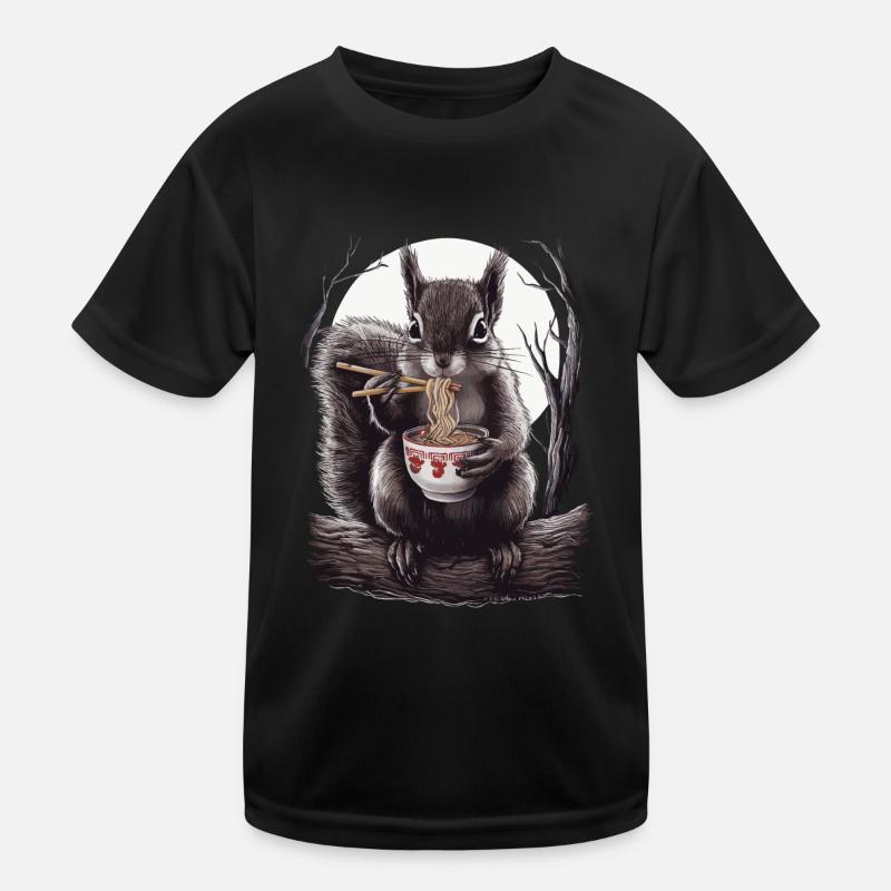 Eichhörnchen Kinder Funktions-T-Shirt