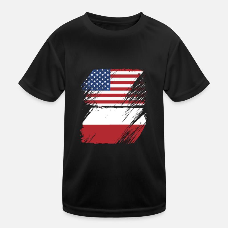 Polen Polnisch Kinder Funktions-T-Shirt