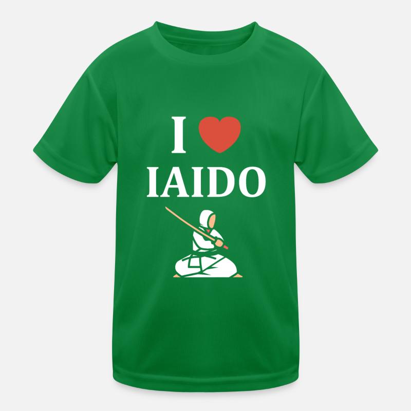 iaido Kinder Funktions-T-Shirt