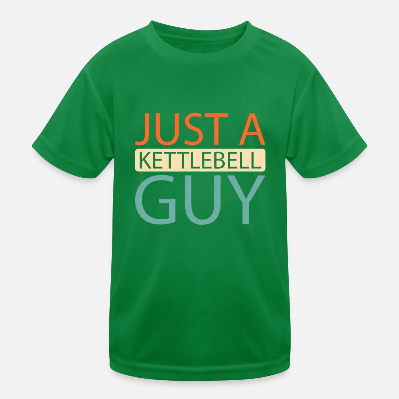 Kettlebell Just A Kettlebell Guy Kinder Funktions-T-Shirt