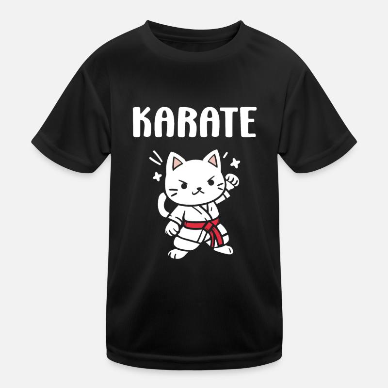 karate - Kids Functional T-Shirt - black