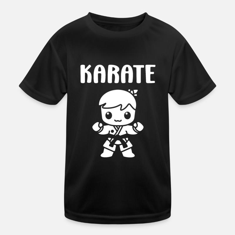 karate - Kids Functional T-Shirt - black