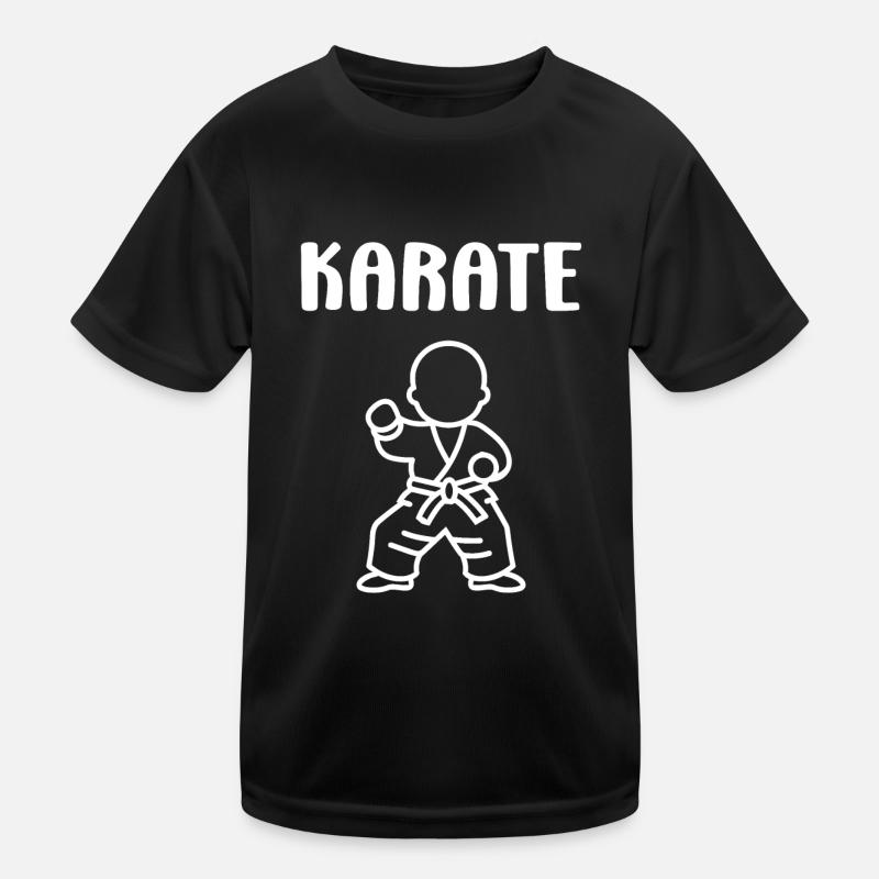karate - Kids Functional T-Shirt - black