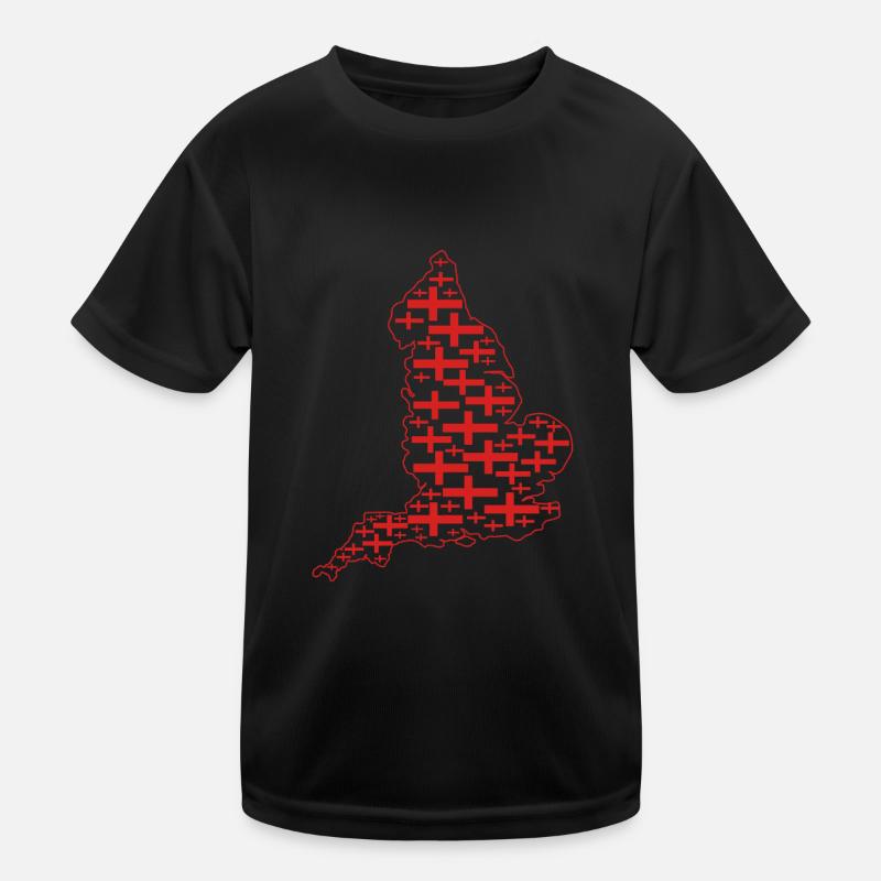 England Kinder Funktions-T-Shirt