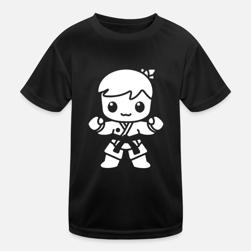 karate - Kids Functional T-Shirt - black