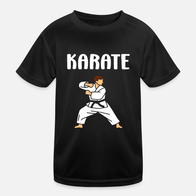 karate - Kids Functional T-Shirt - black