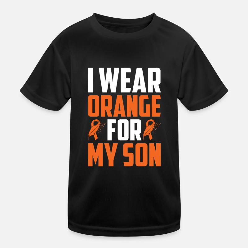 Sensibilisation à la leucémie Lutte contre le cancer du sang T-shirt sport Enfant