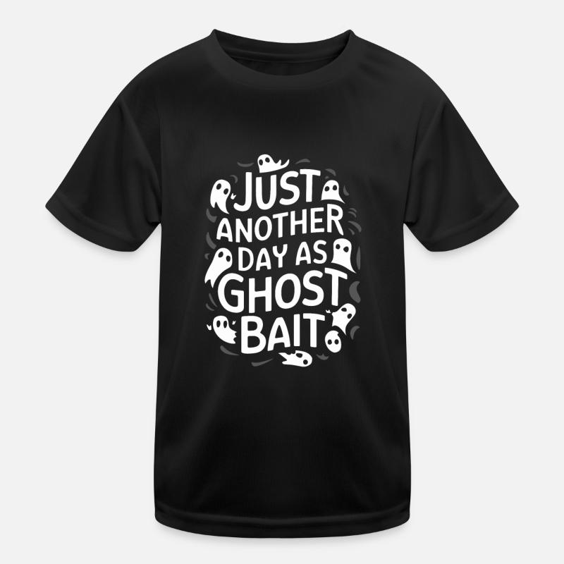 Ghost Bait Halloween Parapsychology Paranormal Kids Functional T-Shirt