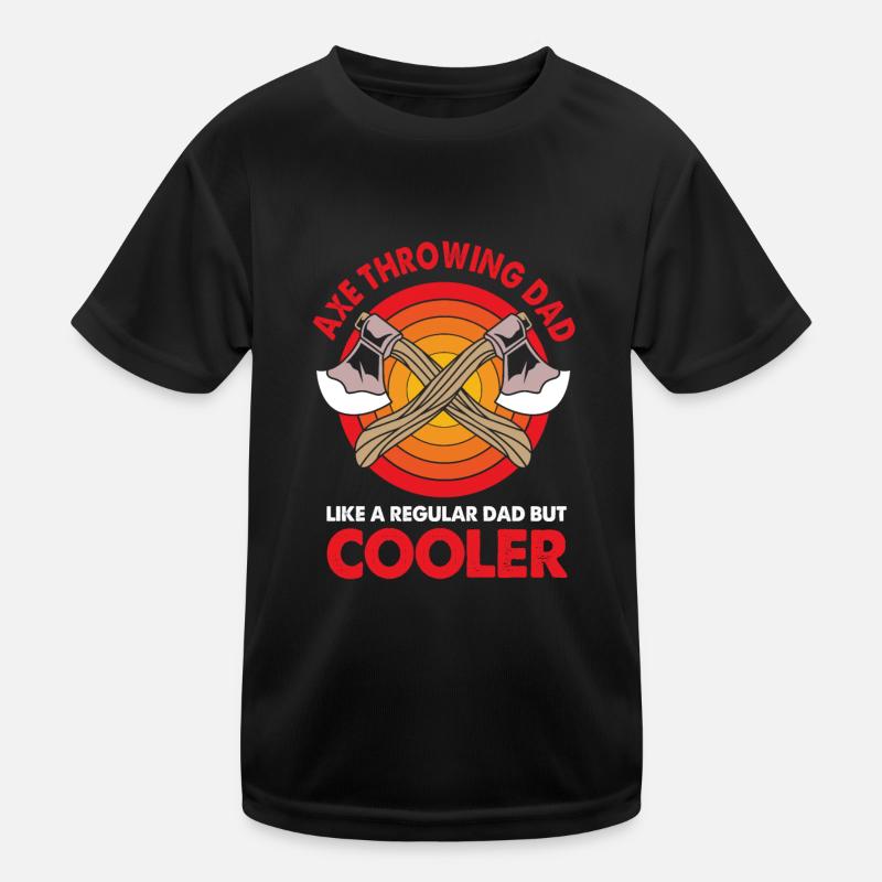 Axe Throwing Kids Functional T-Shirt