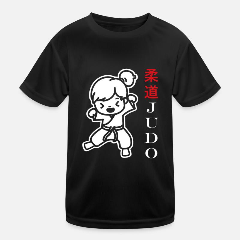 Judo Kinder Funktions-T-Shirt