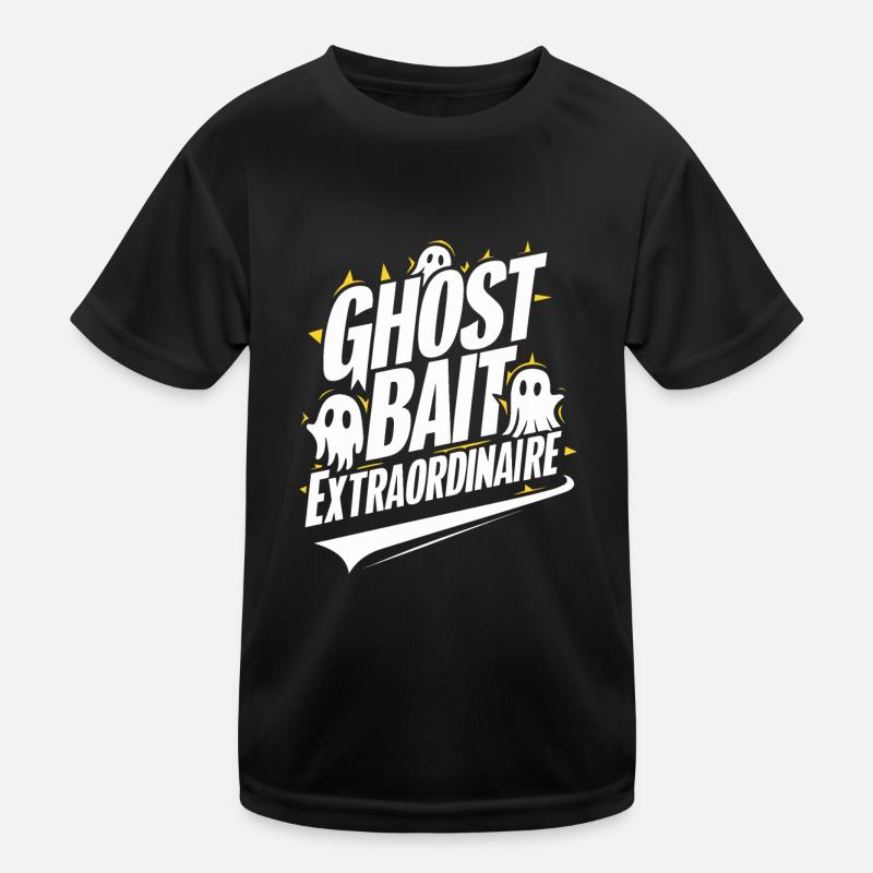 Ghost Bait Halloween Parapsychology Paranormal Kids Functional T-Shirt