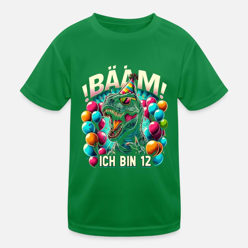 12 Jahre Geschenk Geburtstag Junge Mädchen Kinder Funktions-T-Shirt