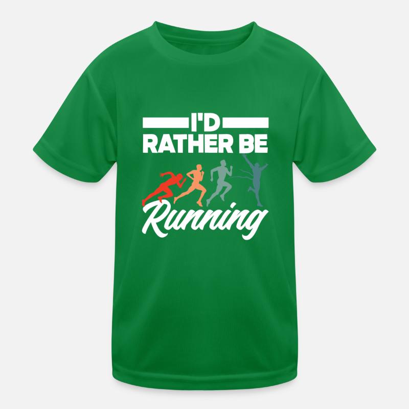 I'd rather run Kids Functional T-Shirt