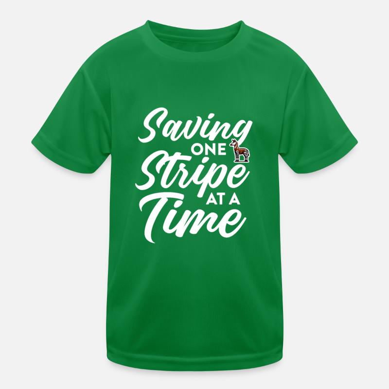 saving one stripe at a time Design Kids Functional T-Shirt