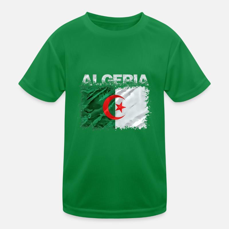 Algerien Kinder Funktions-T-Shirt