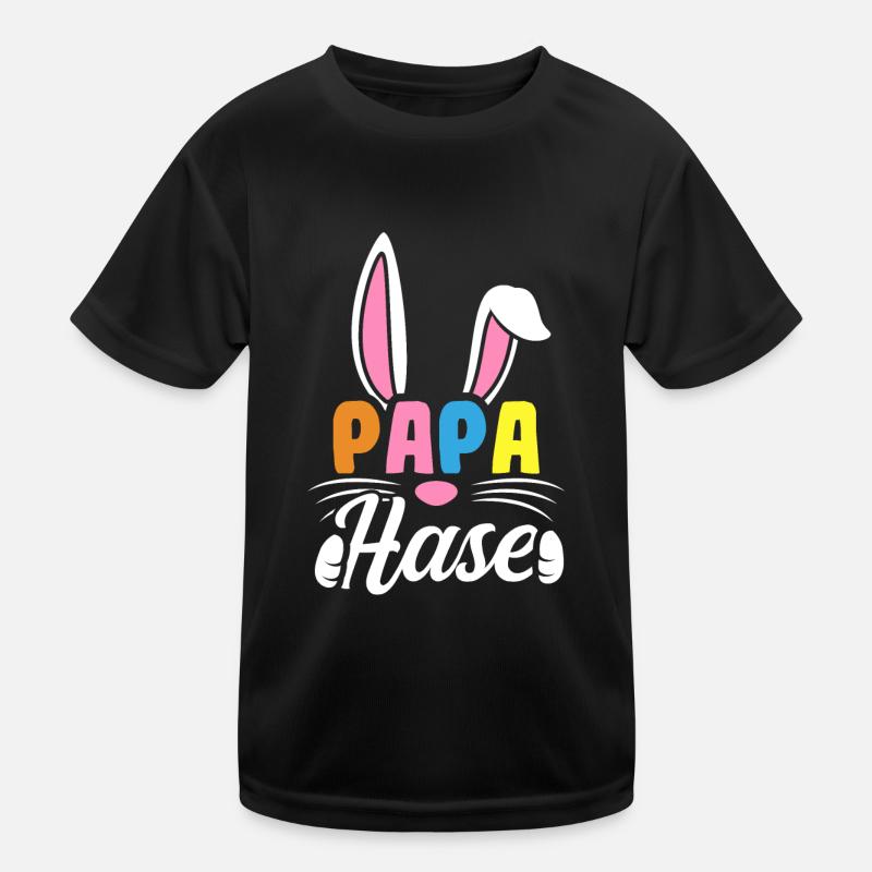 Papa Rabbit Kids Functional T-Shirt