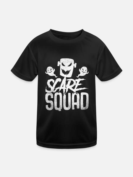 Halloween Costume - Kids Functional T-Shirt - black - Front