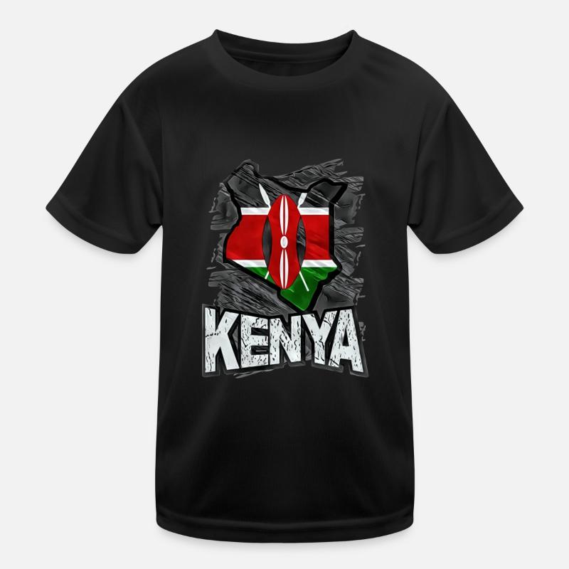 Kenia Kinder Funktions-T-Shirt