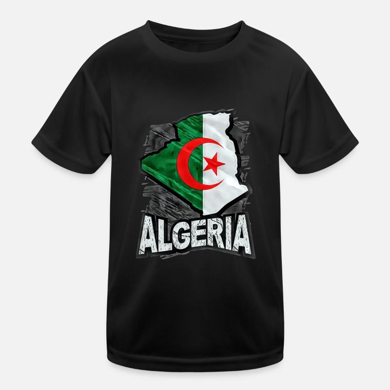 Algerien Kinder Funktions-T-Shirt