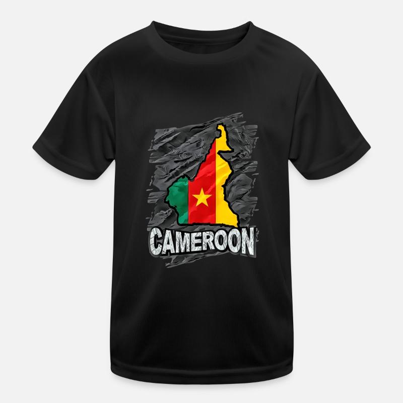 Cameroun T-shirt sport Enfant
