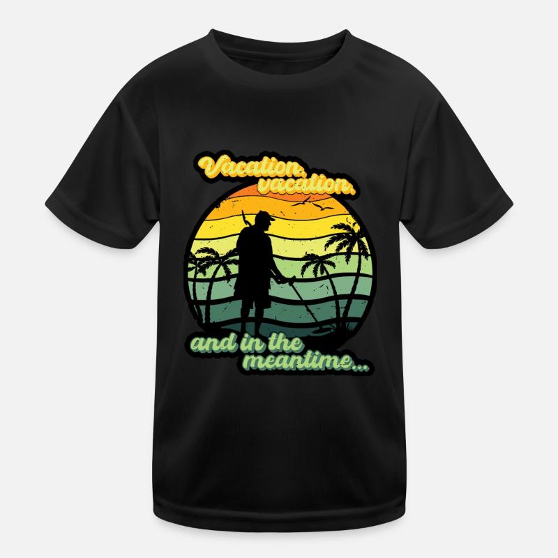 Urlaub, Urlaub, und in der Zwischenzeit... Kinder Funktions-T-Shirt
