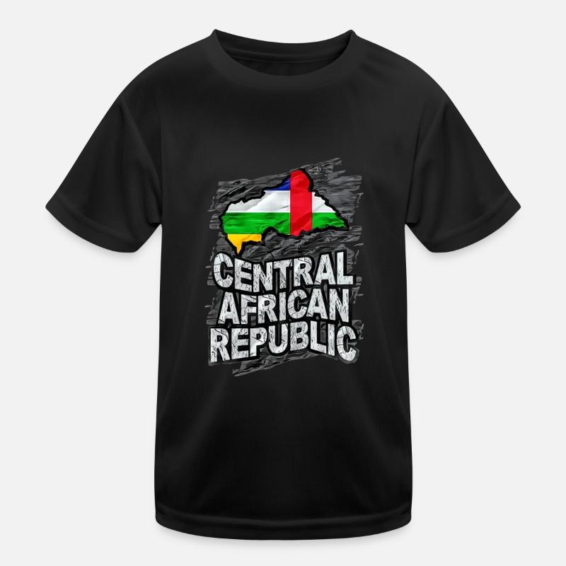 Den Centralafrikanske Republik Funktionsshirt til børn