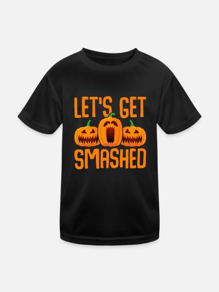 Halloween Costume - Kids Functional T-Shirt - black - Front