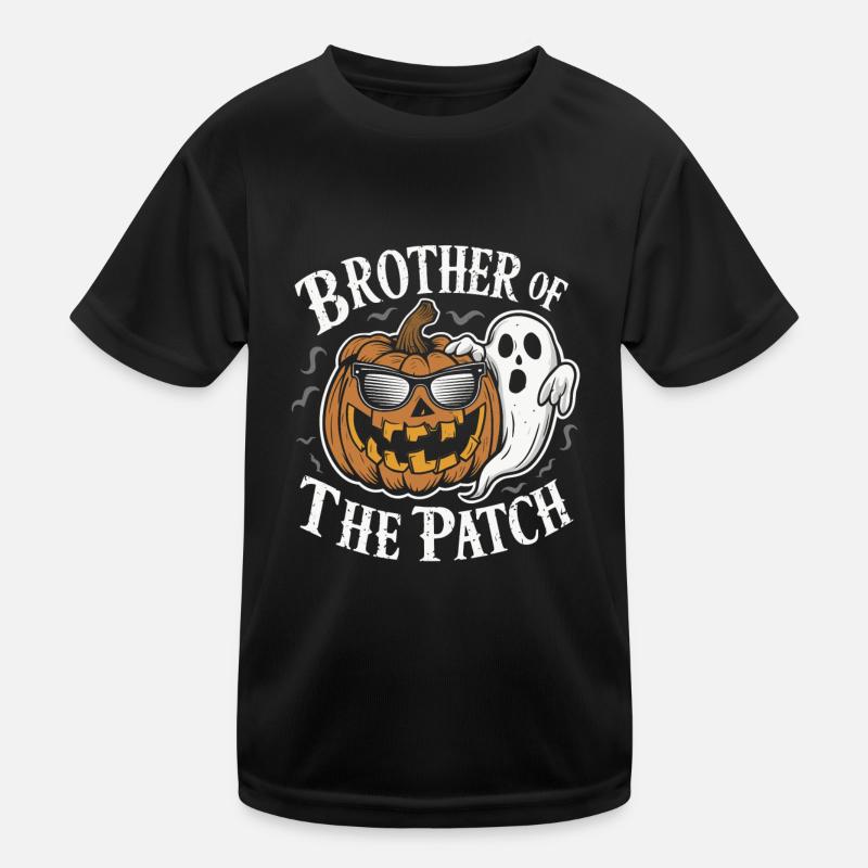 Frère du patch Style d’Halloween T-shirt sport Enfant