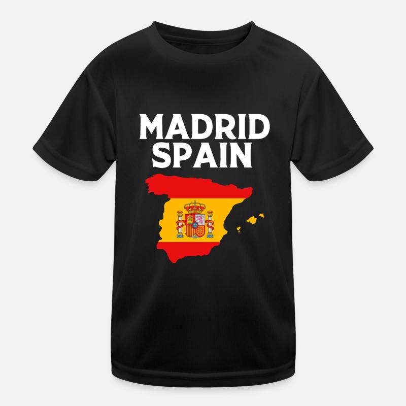 Spain Kids Functional T-Shirt