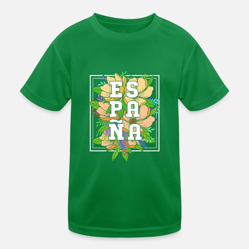 Spanien Spanisch Kinder Funktions-T-Shirt
